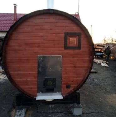 Монтаж бани-бочки №411 от 21.04.2021 в Реутове